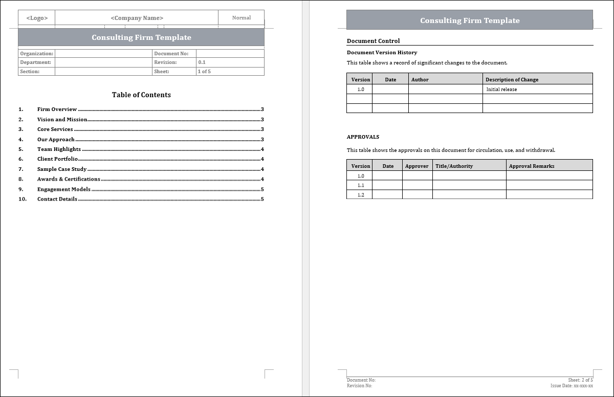 Consulting Firm Template