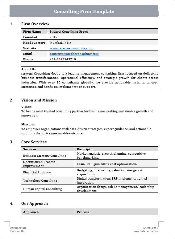 Consulting Firm Template