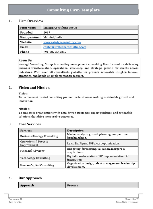 Consulting Firm Template