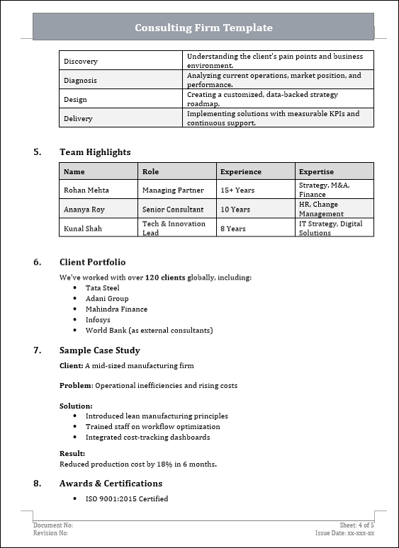 Consulting Firm Template