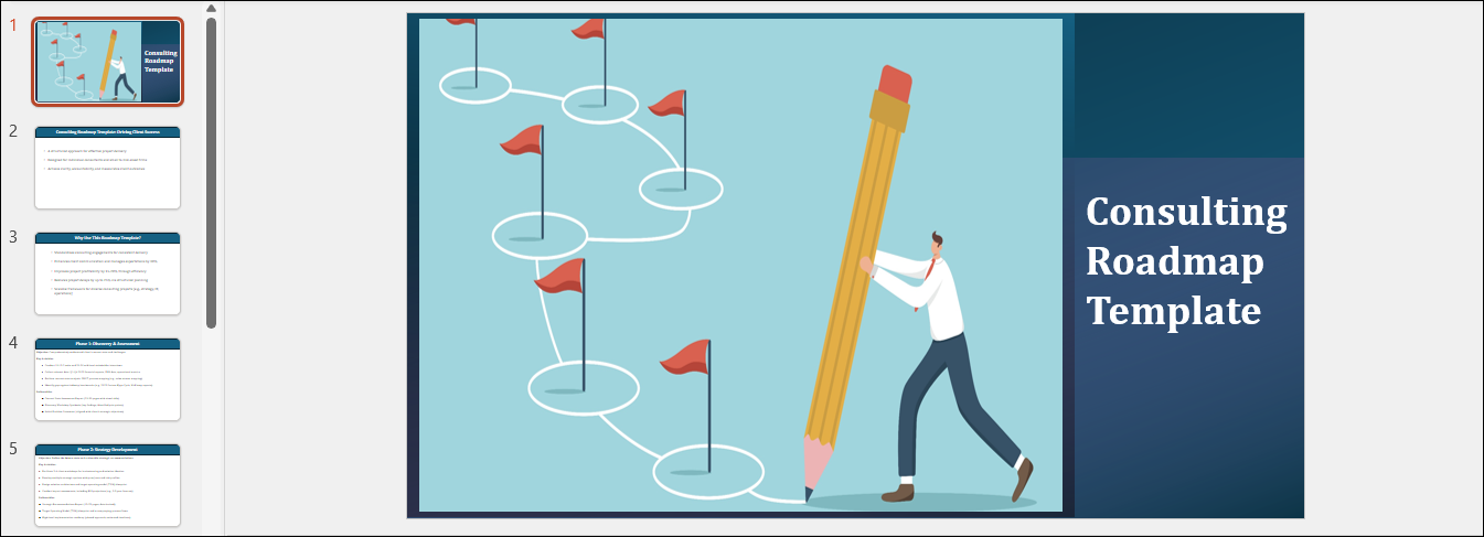 Consulting Roadmap Template Free Download