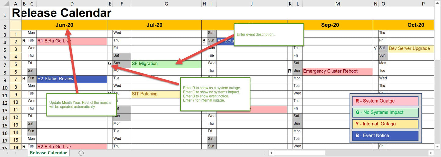 Release Calendar