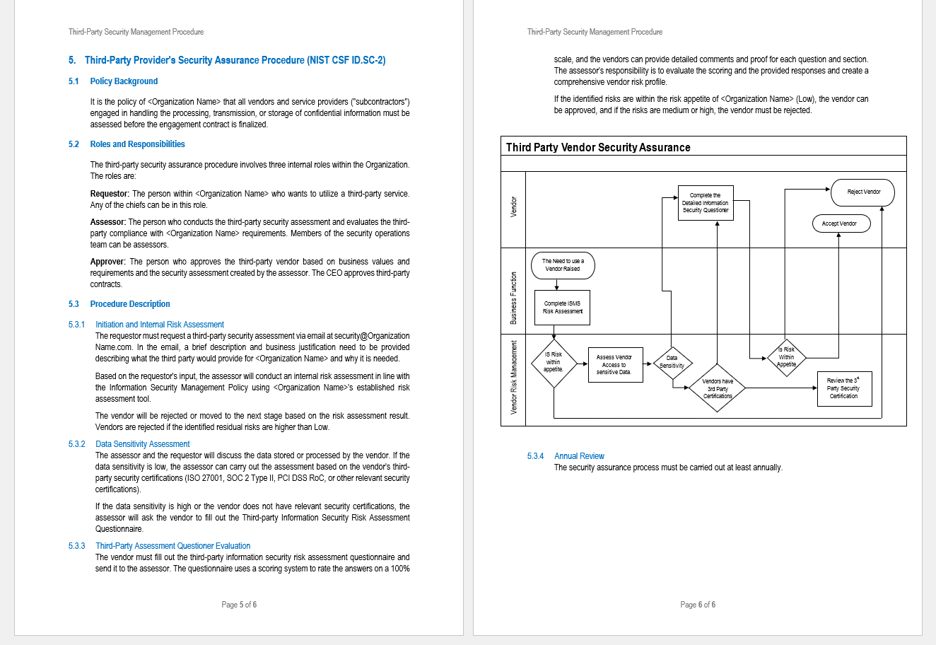 Third-Party Security Management Procedure