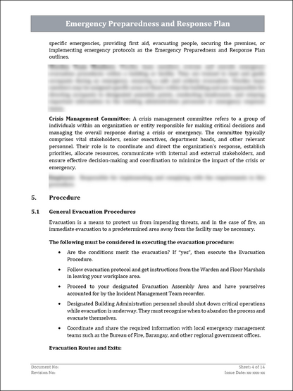 ISO 22301 Documentation Toolkit for Business Continuity