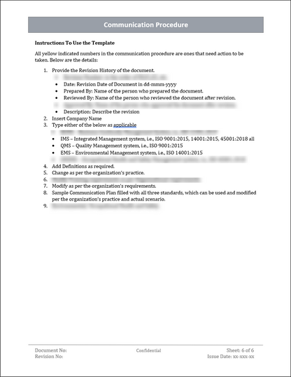 ISO 22301 Documentation Toolkit for Business Continuity