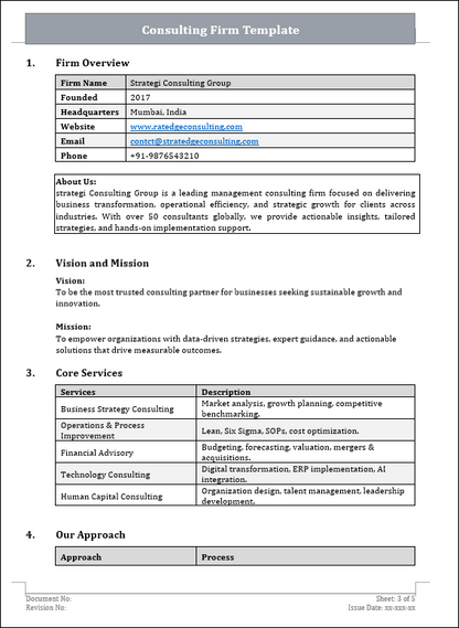 Consulting Firm Template
