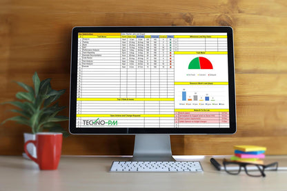 One Page Project Manager Template