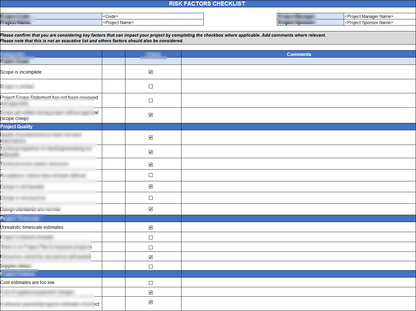 Risk Management Toolkit