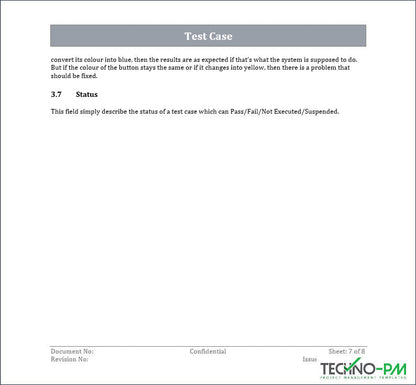 Test Case Word Template